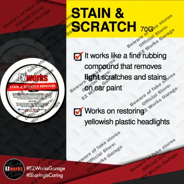 SCRATCH REMOVER Formula for Car Automobile Motorcycle Polishing