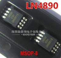 10ชิ้น MSOP-8 LN4890 LN 4890 LN4890MMA MSOP8 SMD พลังเสียงเครื่องขยายเสียงชิป IC ใหม่เดิม