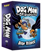 พร้อมส่ง หนังสือภาษาอังกฤษมือ1 Dog Man: The Cat Kid Collection #4-6 Boxed Set: Dog Man and Cat Kid / Dog Man Lord of the Fleas / Dog Man Brawl of the Wild