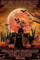 Celestineor Salem Sanctuary สำหรับ Wayward Cats Halloween Cat Pumpkin Tin Sign Retro Style Miller Beer Bar Den ภาพวาดฮาโลวีนโลหะใหม่