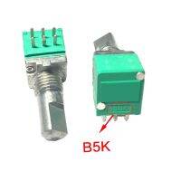 5PCS RV097NS Potentiometer B50K With A Switch Audio 5Pin Shaft 15mm Half shaft