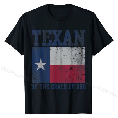 Texan By The Texas Vintage Retro T-Shirt Leisure Tops Tees Cotton Men T Shirts Leisure Retro