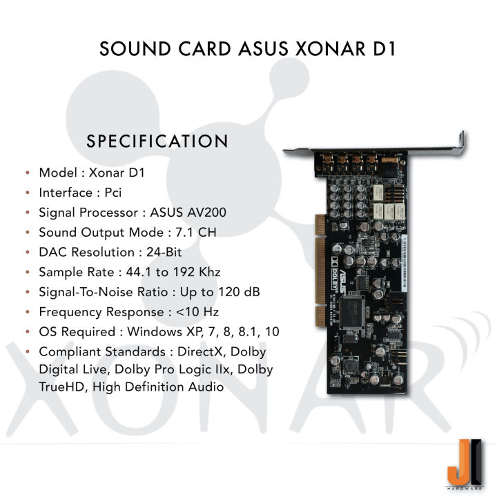 sound-card-asus-xonar-d1-7-1-channel-pci-second-hand