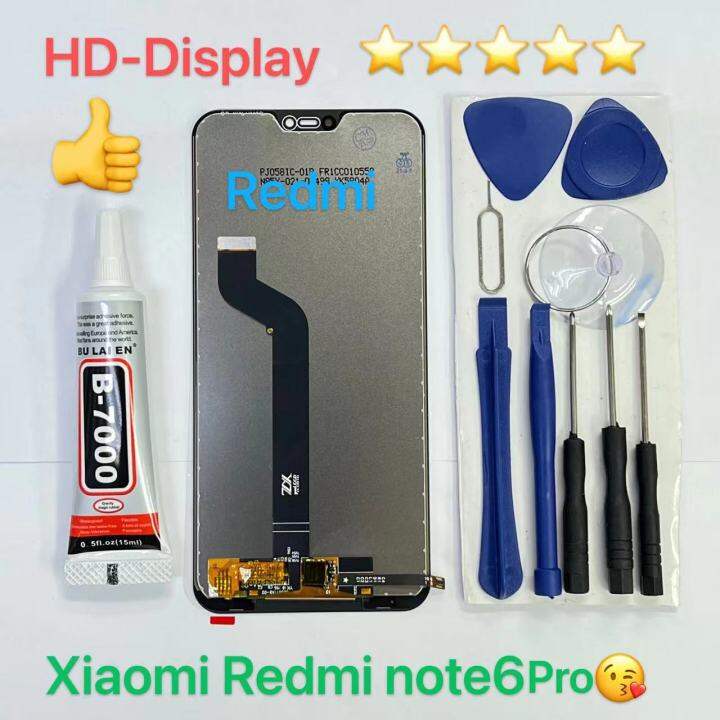 ชุดหน้าจอ-xiaomi-redmi-note-6pro-แถมกาวพร้อมชุดไขควง