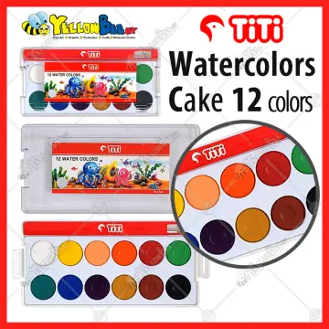 Portable Solid Pigment Water Color Paint Set
