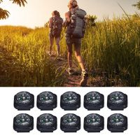 【YF】▤∋  10Pcs 20mm Compass Guider Outdoor Camping Hiking Survival