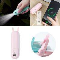 1PC Multifunction Electrical Fan USB Rechargeable Lovely Foldable Handheld Mini Pocket Fan with LED Light Mobile Phone Fans