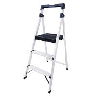 พร้อมส่ง! บันไดทรง A มีมือจับ 3 ขั้น A-FRAME STEP STOOL WITH HANDLE 3-STEP โปรโมชัน บันได ราคาถูก