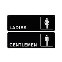 【CW】 FuWell Washroom Ladies and Gentlemen Toilet Sign Door Sign