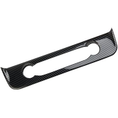 Central Adjustment Button Panel Cover Trim for 2022+ Accessories ABS Carbon Fiber