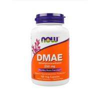 Now Foods DMAE 250 mg เพื่อผิวสวย กระชับ เต่งตึง (ลดการผลิตกรด arachidonic acid ซึ่งเป็นสาเหตุที่ทำให้เกิดริ้วรอยเหี่ยวย่น) เพิ่มความจำ พลังสมอง ลดความเครียด ช่วยให้อารมณ์แจ่มใส บำบัดอาการของโรคสมาธิสั้น โรคอัลไซเมอร์ โรคสมองเสื่อม (100 Veggie Caps)