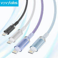 Vyvylabs ที่ชาร์จ30W แบบ Type-C ไปยังสาย IP สำหรับ IP 15 14 13 12 Pro Max PD ชาร์จเร็วสำหรับ iPad Type-C