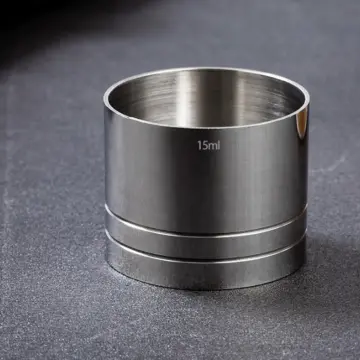 AU Luxe Stainless Steel 18/8 Cocktail Measuring Jigger Cup, 28ml And 14ml