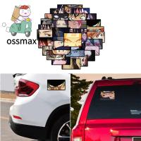 OSSMAX สติกเกอร์สะท้อนแสงรถยนต์สติ๊กเกอร์ตกแต่งรถรถยนต์สติกเกอร์ตกแต่งรถจักรยานยนต์แต่งรถการ์ตูนอะนิเมะของเล่นสำหรับเด็ก