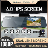 Asawin H13 Camera Hành Trình Gương Chiếu Hậu Ống Kính Kép HD1080P Cho Xe thumbnail