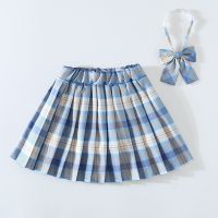 【CC】๑  JK Uniform Skirt And Childrens Short Pupils Big Kids Half-length Pleated