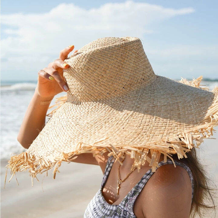 women-summer-sun-hat-with-large-brim-ladies-raffia-straw-hat-fringe-big-beach-hats-for-holiday-sombrero-hombre-verano-foldable