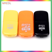 MREDL คุณภาพสูง Mini Usb 2.0อะแดปเตอร์ปลั๊กแอนด์เพลย์บัตร Tf เครื่องอ่านการ์ด