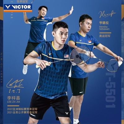 Victor Suits The New Badminton Movement Short-Sleeved Quick-Drying Li Zijia 55 Anniversary Series Suit A Particular Custom Lettering