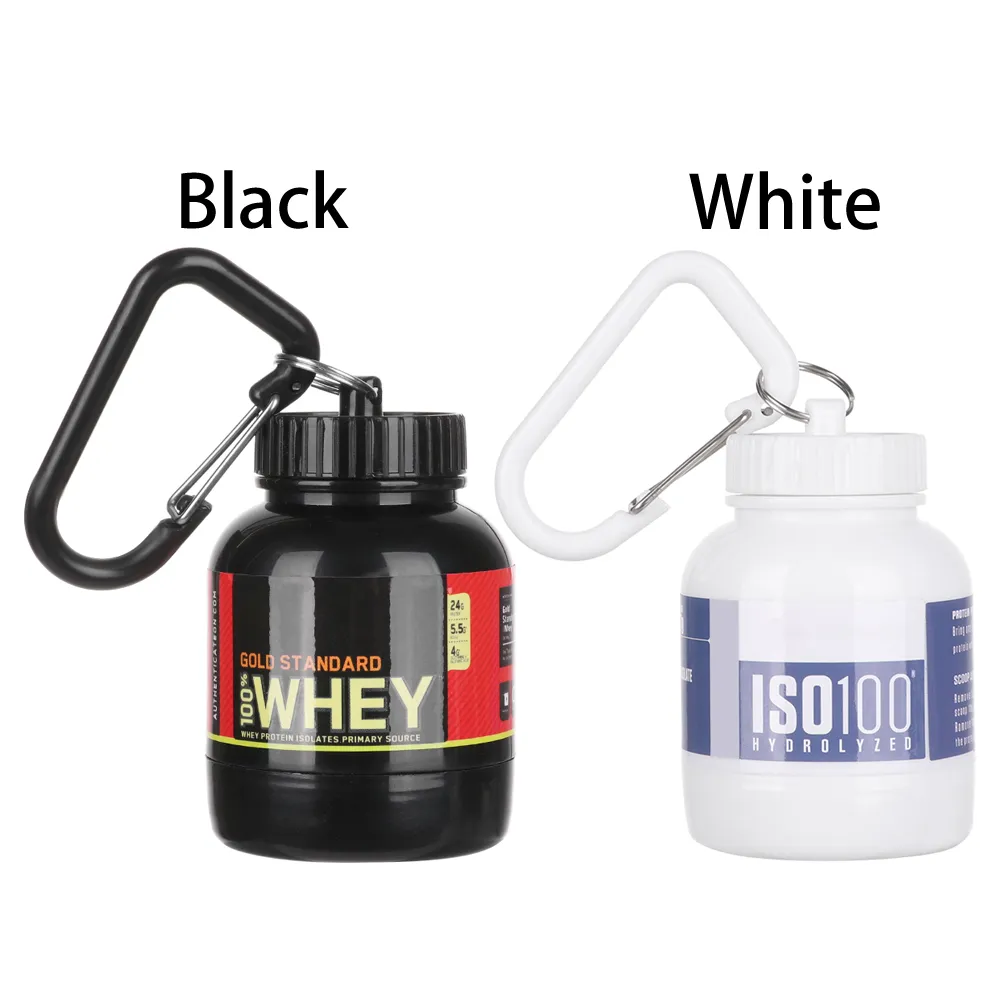 Cute Creative Protein Powder Water Bottle Mini Portable Keychain Glass Cup  For Outdoor Fitness Sport Childrens Sports Water Bottles With Buckle, Shop  On Temu And start Saving