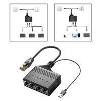 Lacooppia RJ45รางช่องยูเอสบี RJ45ตัวแยกอีเธอร์เน็ตสำหรับ Cat5E Cat5 Cat8 Surf ออนไลน์