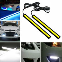 (ขายส่ง) รถ LED ไฟ COB Strip สำหรับ DRL หมอกขับรถโคมไฟกันน้ำ12V ความสว่างสูง