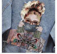 利Marquise1997 Korean Lightweight Jacket Women Ripped Holes Printed Tassel Design Jacket Fashion Women New Coat