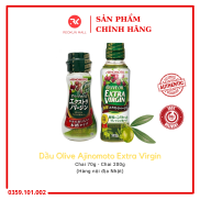 Chai lớn và nhỏ Dầu Olive Ajinomoto Extra Virgin Nhật Bản Date xa