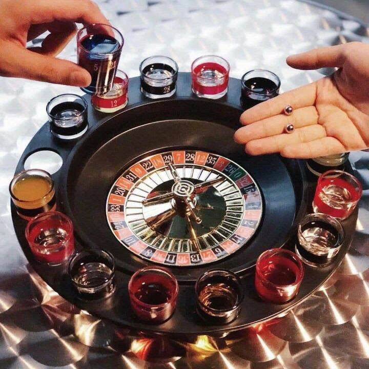 เกมรูเล็ตดริ้งค์ รูเล็ต เกมส์ในวงเหล้า Drinking roulette set สายดื่ม