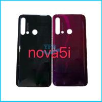 10ชิ้นเคสแบตเตอรี่ฝาหลังฝาครอบด้านหลังเหมาะสำหรับ Huawei Nova 5I ฝาครอบหลังที่ประตูฝาหลังแบตเตอรี่