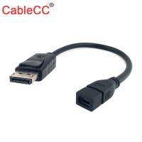 CY Xiwai DisplayPort DP Male to Mini DP DisplayPort Female Cable for Displays HDTV Monitor 20cm