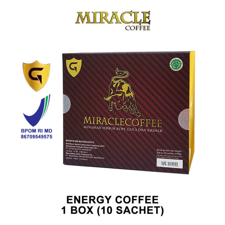 Miracle Coffee Gold 1 Box Kopi Miracle Lazada Indonesia