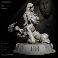 76Mm 124 Resin Model Kits รูปความงามไม่มีสีและประกอบเอง TD-3042