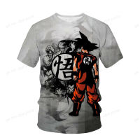 อะนิเมะ D Ragon B All Son Goku 3D พิมพ์เด็กเสื้อยืดฤดูร้อนแฟชั่นลำลองเสื้อยืดเด็กสาว U Nisex เด็กเสื้อผ้าเสื้อยืดท็อปส์