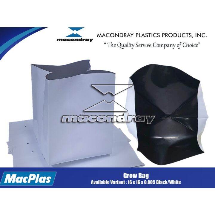 Grow Bag (150 microns sold by set) by Macondray Plastics Products, Inc