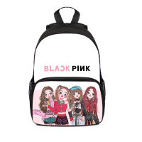 สีดำ PINKS ชายหญิงเด็กการ์ตูนกระเป๋าเป้สะพายหลังอินเทรนด์สาวกลุ่มกระเป๋านักเรียนประถมที่มีกระเป๋าด้านหน้ากระเป๋าเป้สะพายหลังน่ารักโหลดลดความจุขนาดใหญ่กระเป๋าเป้สะพายหลัง0000