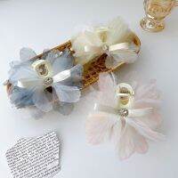 【cw】 Korea Headwear Inlaid Glass Stone Bow Grappling Clip Hairpin Gril  Hair Ornament