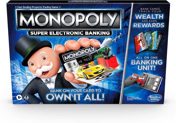 Monopoly Super Electronic Banking Board Game, Electronic Banking Unit