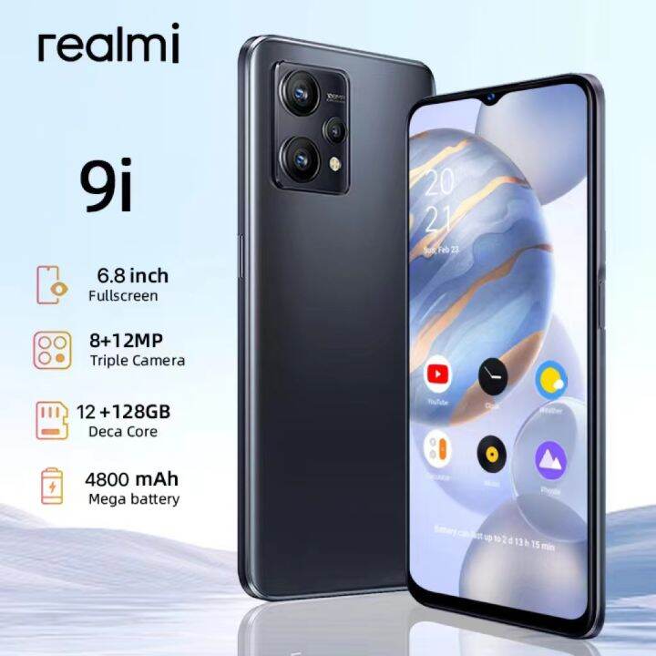 [NEW]realmi 9i 5G (12+128/12+256) โทรศัพท์มือถือจอโค้งมน 3D ระดับ 120 ...