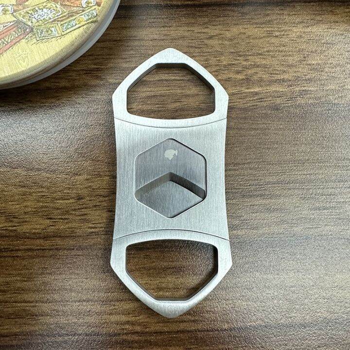 ⊙♣ Cigar V Cut Guillotines Blades Stainless Steel Cigar Punch Cutter