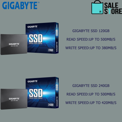[ประกัน 3 ปี] Gigabyte SSD 120GB/256GB SSD 2.5 SATA Solid State Drive เอสเอสดี - [Kit IT]