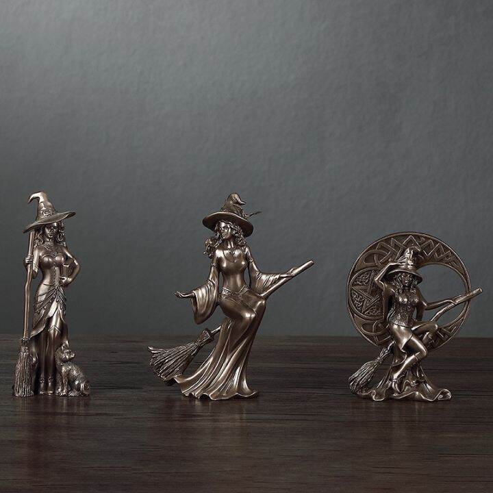 resin witch figurines