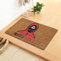 Creative Squid Game Door Mat Floor Door Mat Outdoor and Indoor Funny Doormat Kitchen Living Room Non-Slip Bathroom Mat