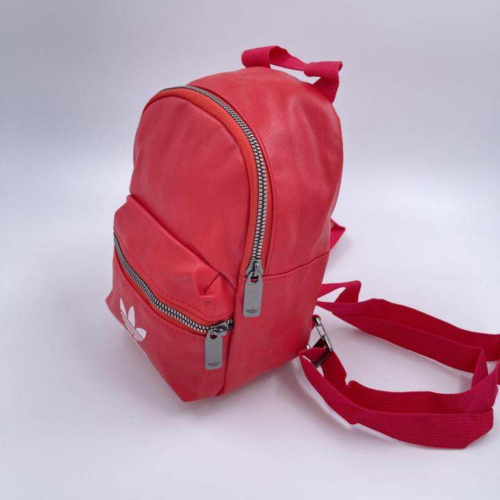 กระเป๋าเป้ขนาดเล็ก-adidas-mini-backpack-pu-leather-red