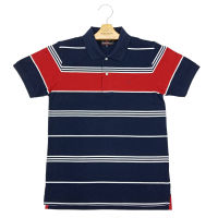 Alain Delon Polo เสื้อโปโล ลายทางผู้ชาย ( มี 3 สี ) รุ่น SPK016-1