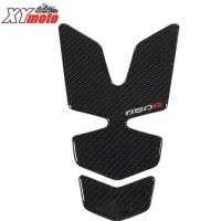 Motorcycle Tank Pad Sticker For Honda CB650R CBR650R Oil tank Protector tank grip Decals3D carbon fiber