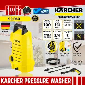 Karcher K3 HR Plus KAP 120 Bar High Pressure Cleaner Water Jet with Wheels  and Hose Reel 1.599-261.0 Waterjet