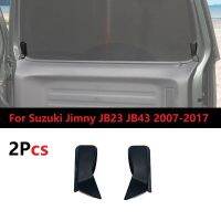 ลวดความร้อนกระจกหลัง2ชิ้นสีดำ ABS สำหรับ Suzuki Jimny JB23 JB43 2007-2017ตัวหุ้มมาใหม่ล่าสุด