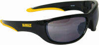 DEWALT DPG94-6D Dominator Black Yellow Frame Safety Glasses Silver Mirror