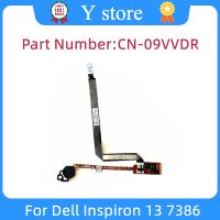 [ร้านค้า Jmn0] ดั้งเดิมสำหรับ Dell Inspiron 13 7386ที่อ่านลายนิ้วมือพร้อมสายเคเบิ้ล09 VDR 9 VDR CN-09VVDR จัดส่งรวดเร็ว